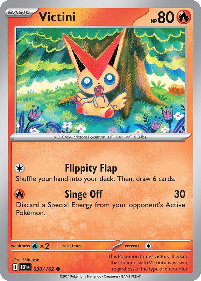 Victini Reverse Holo 030/162