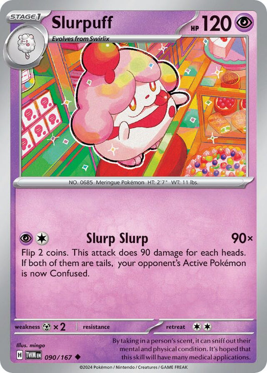 Slurpuff Reverse Holo 090/167