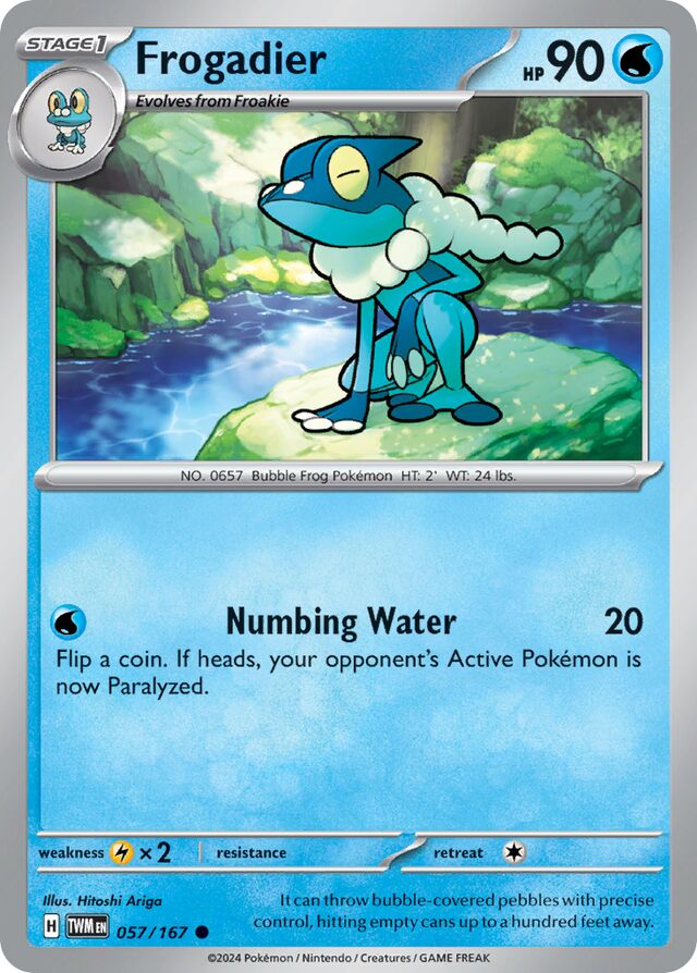 Frogadier Reverse Holo 057/167