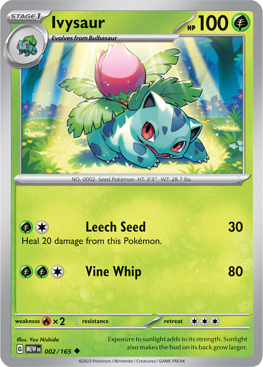 Ivysaur Reverse Holo 002/165