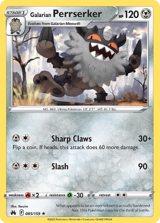 Galarian Perrserker Reverse Holo 085/159