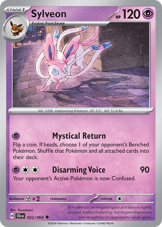 Sylveon Reverse Holo 022/064