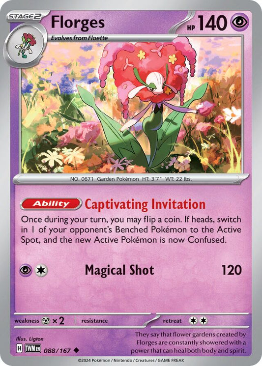 Florges Reverse Holo 088/167