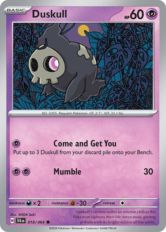 Duskull Reverse Holo 018/064