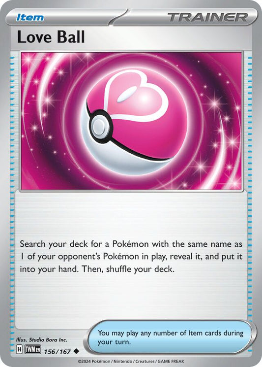 Love Ball Reverse Holo 156/167