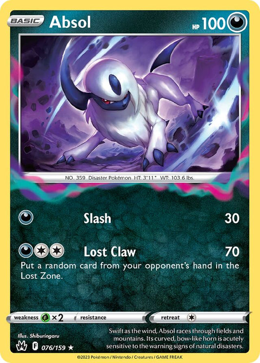 Absol Reverse Holo 076/159