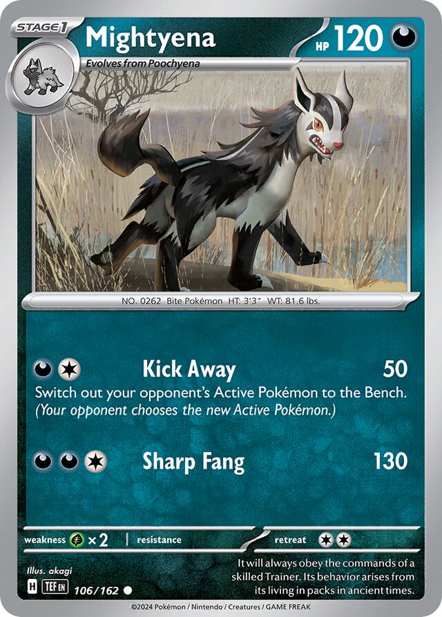 Mightyena Reverse Holo 106/162