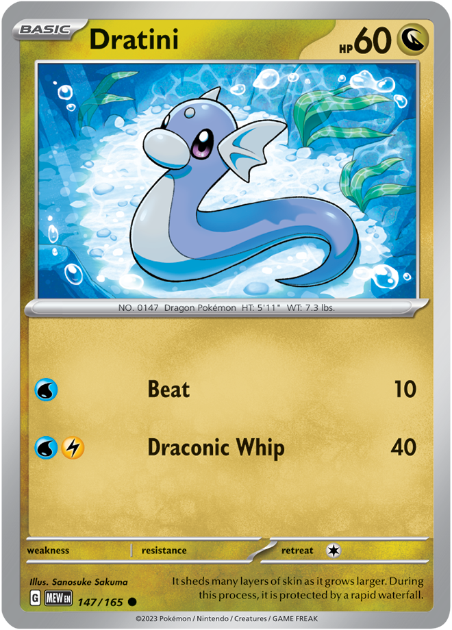 Dratini Reverse Holo 147/165