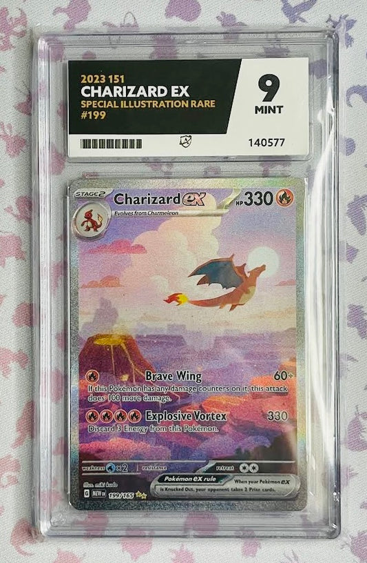 Charizard 199/165 Pokémon 151 - Graded 9