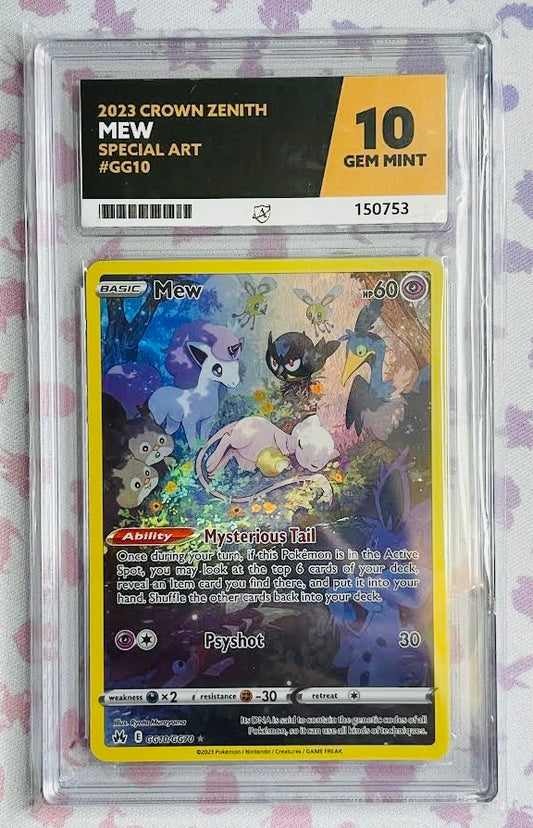 Mew GG10/GG70 - Crown Zenith Graded 10