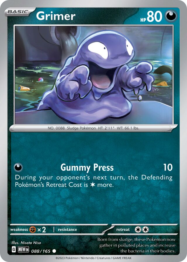 Grimer Reverse Holo 088/165