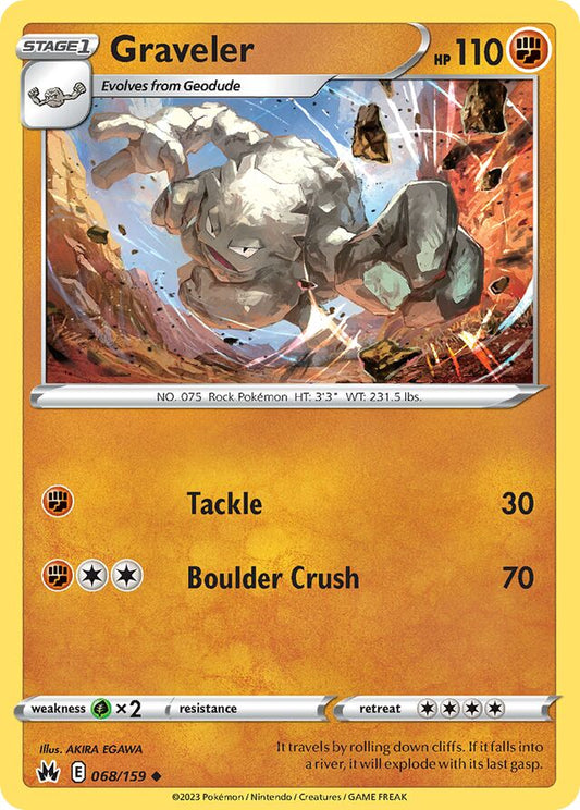 Graveler Reverse Holo 068/159