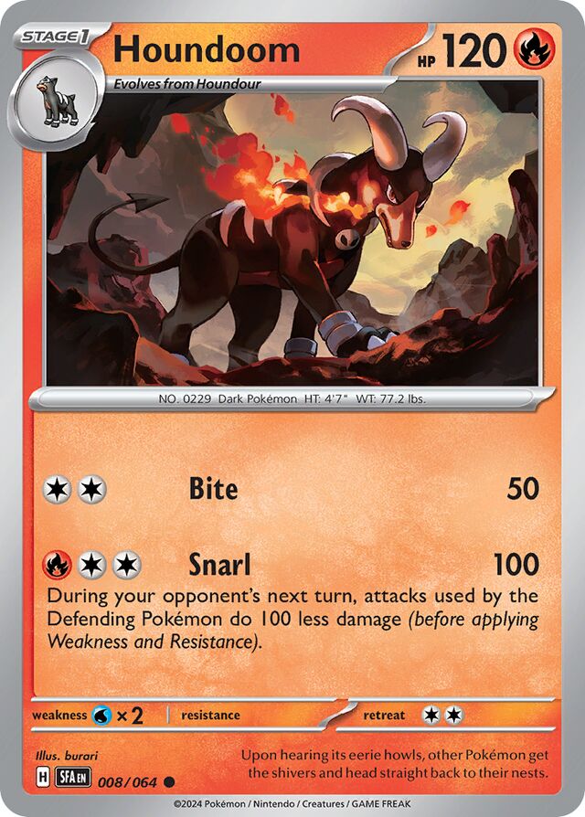 Houndoom Reverse Holo 008/064