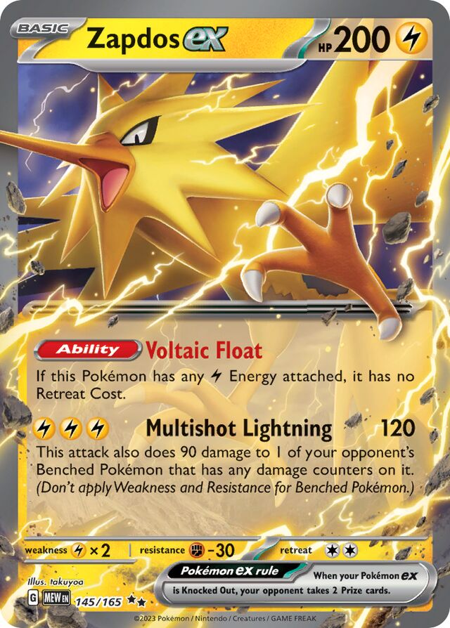 Zapdos EX 145/165