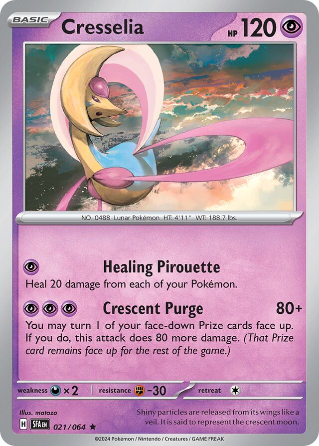 Cresselia Reverse Holo 021/064