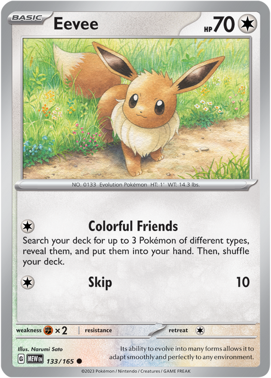 Eevee Reverse Holo 133/165