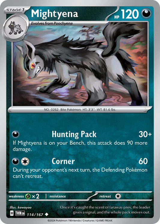 Mightyena Reverse Holo 114/167