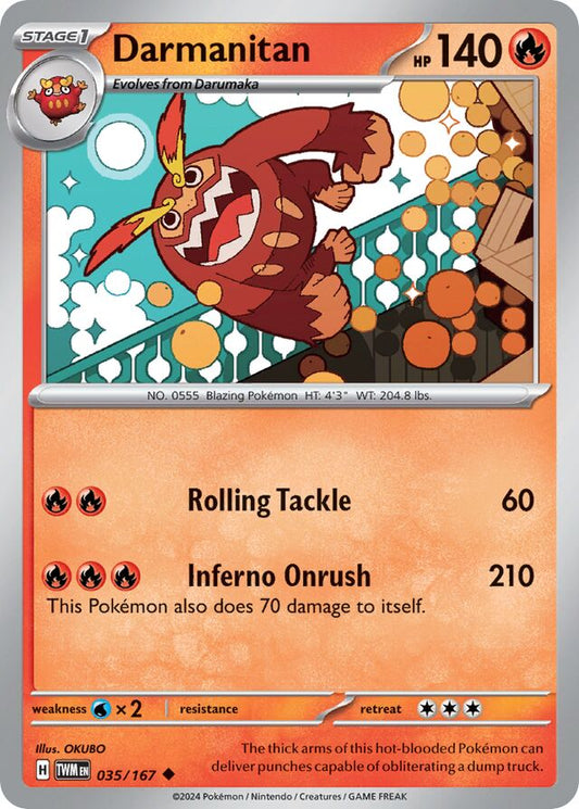 Darmanitan Reverse Holo 035/167