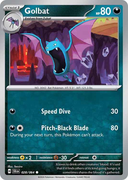 Golbat Reverse Holo 028/064