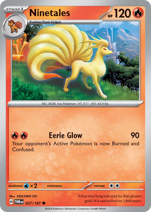 Ninetails Reverse Holo 027/167