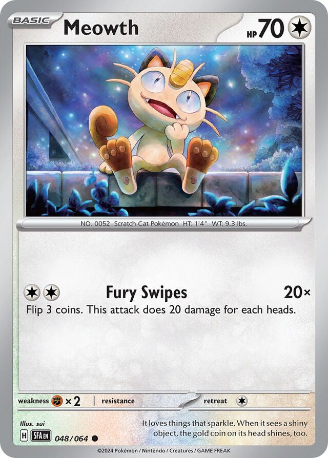 Meowth Reverse Holo 048/064