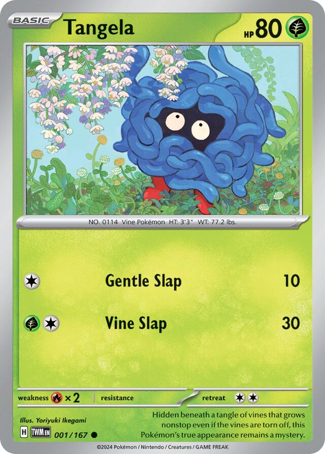 Tangela Reverse Holo 001/167