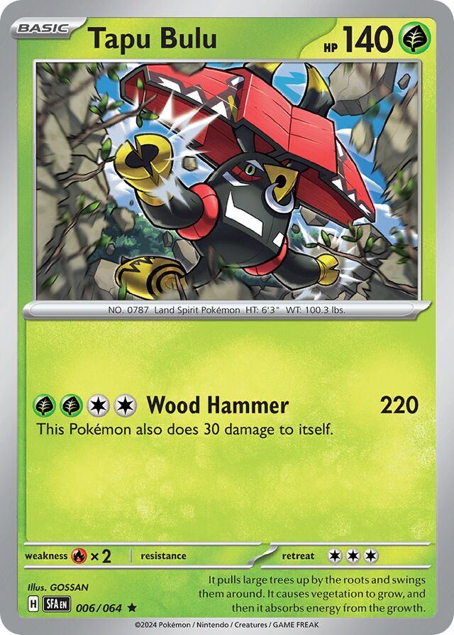 Tapu Bulu Reverse Holo 006/064