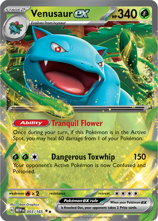 Venusaur EX 003/165