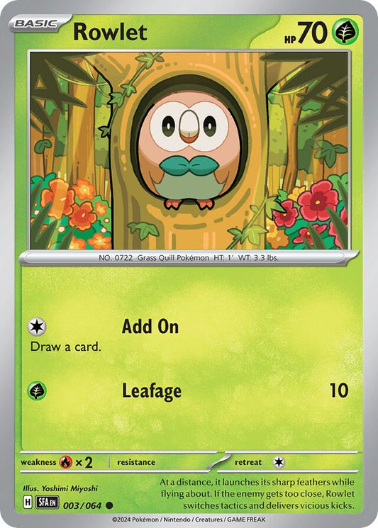 Rowlet Reverse Holo 003/064