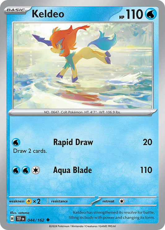 Keldeo Reverse Holo 044/162