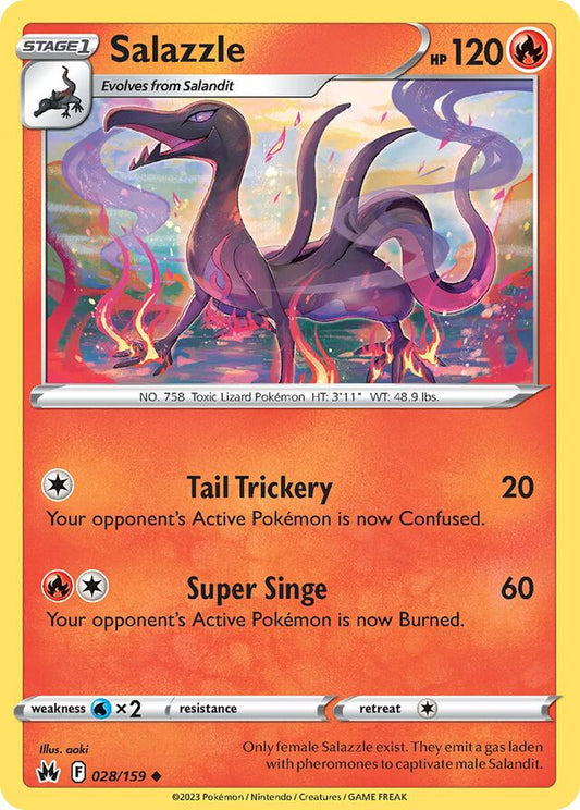 Salazzle Reverse Holo 028/159