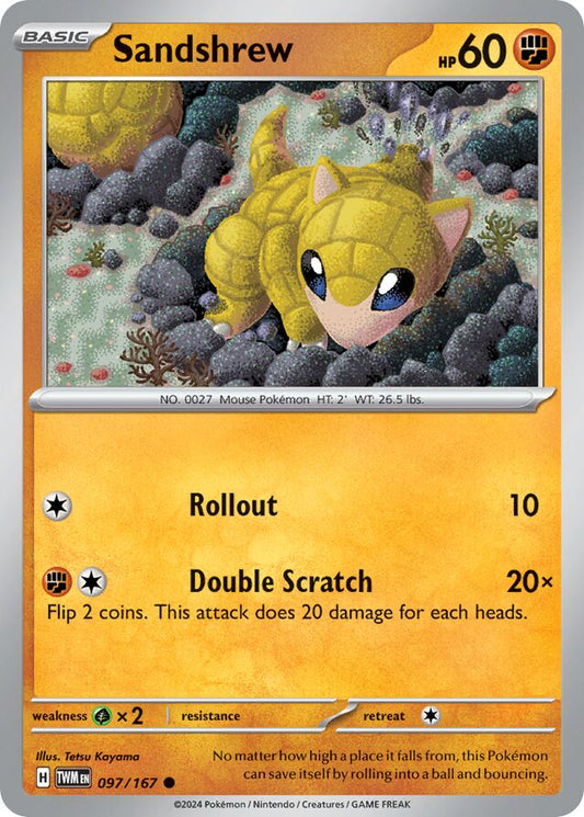 Sandshrew Reverse Holo 097/167