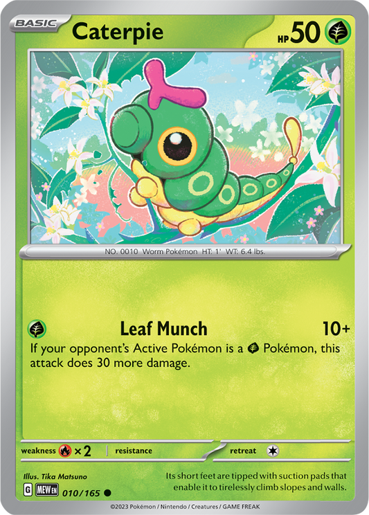 Caterpie Reverse Holo 010/165