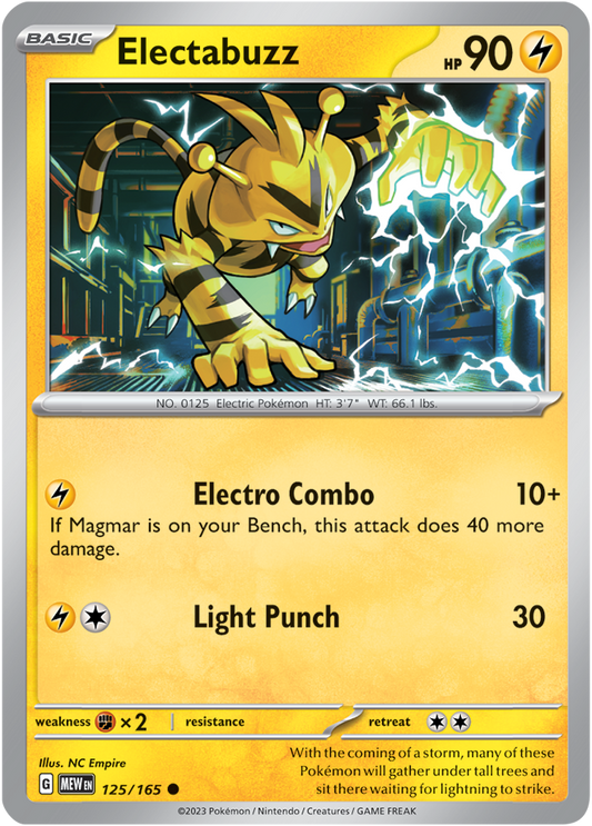 Electabuzz Cosmo Holo Promo 125/165