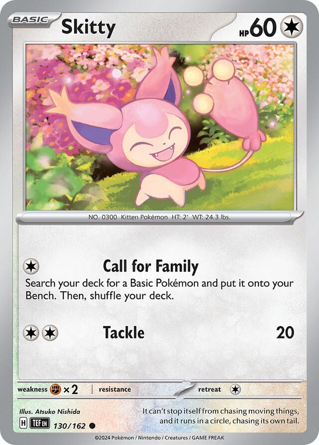 Skitty Reverse Holo 130/162