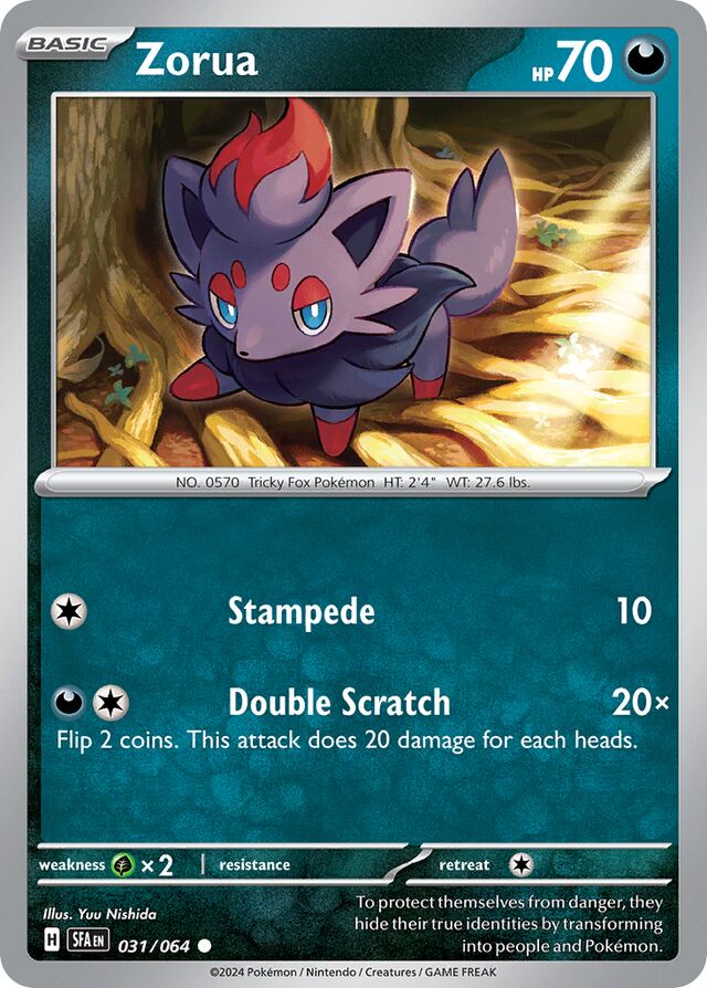 Zorua Reverse Holo 031/064