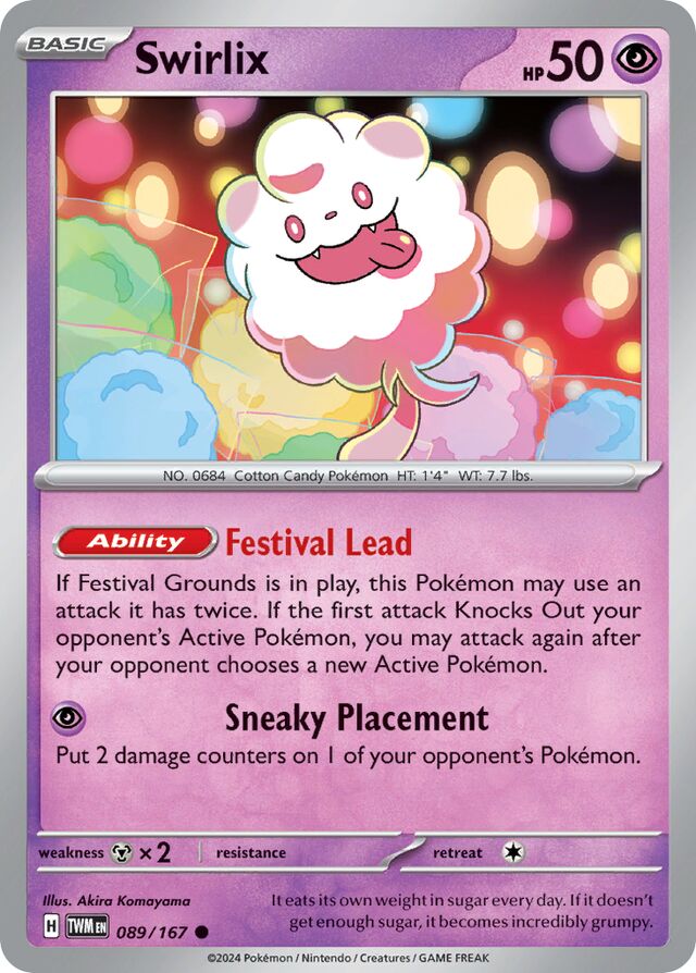 Swirlix Reverse Holo 089/167