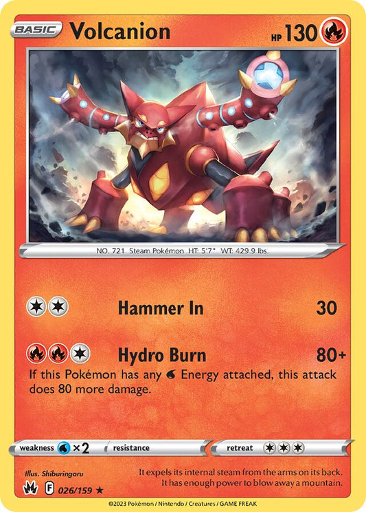 Volcanion Reverse Holo 026