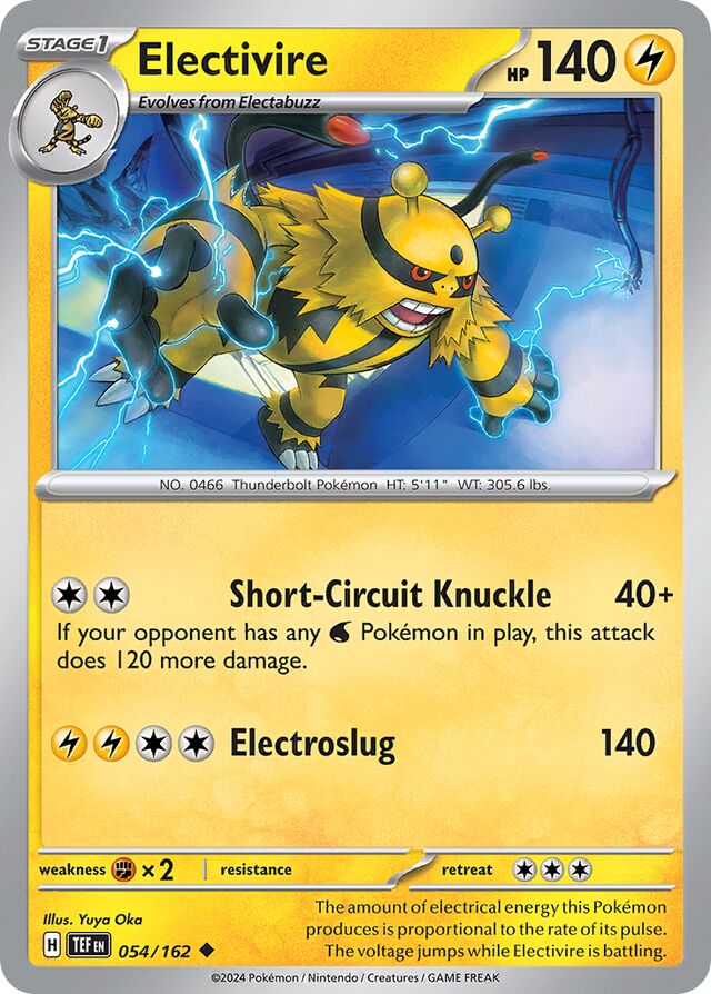 Electrivire Reverse Holo 054/162