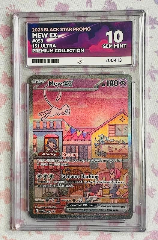 Mew Black Star Promo 053 -Pokémon 151 Graded 10