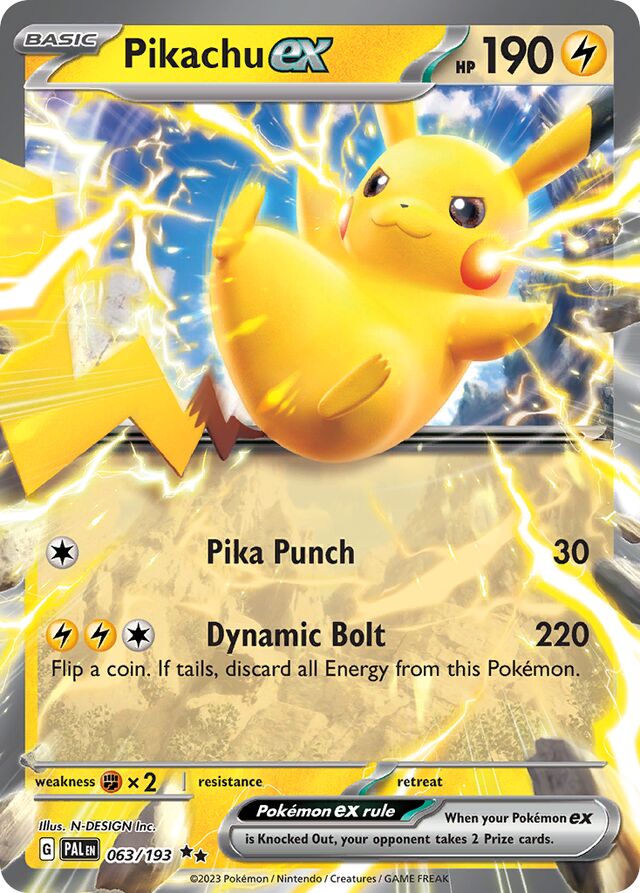 Pikachu EX 063/193