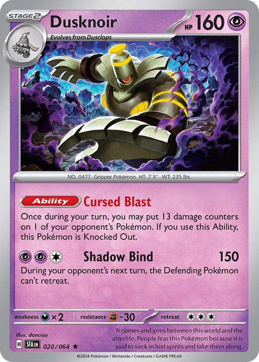 Dusknoir Reverse Holo 020/064