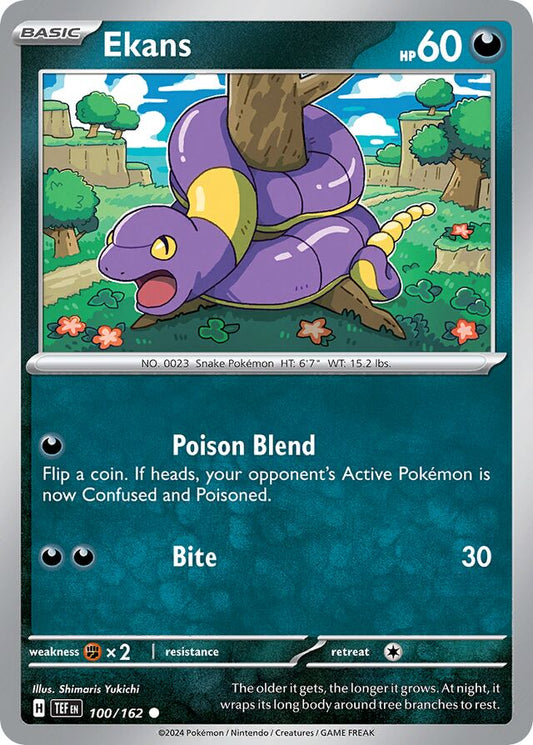 Ekans Reverse Holo 100/162