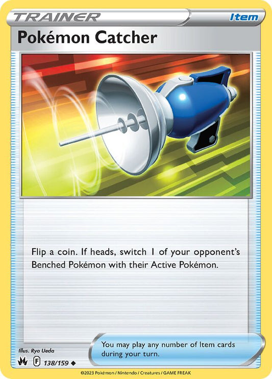 Pokémon Catcher Reverse Holo 138/159