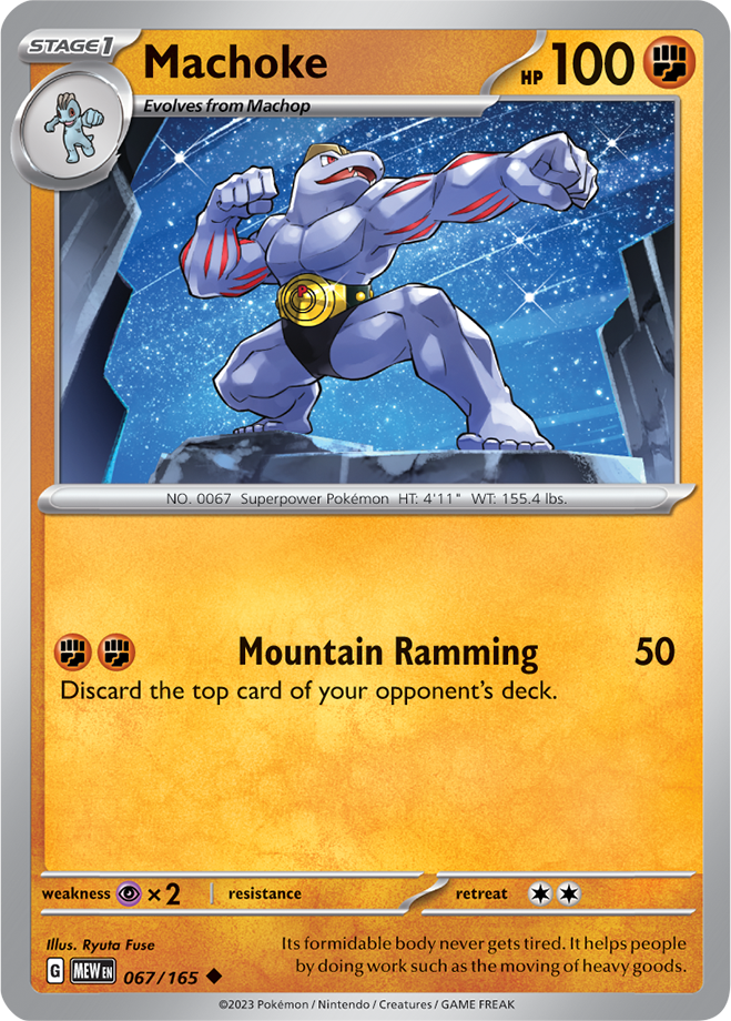 Machoke Reverse Holo 067/165