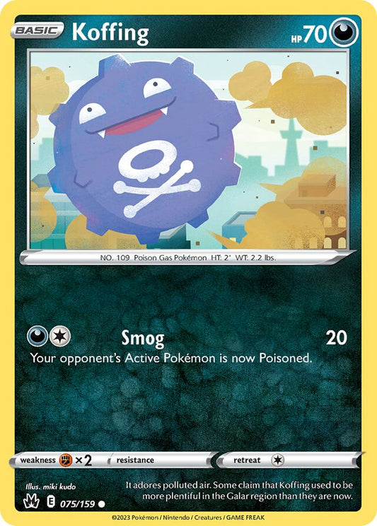 Koffing Reverse Holo 075/159