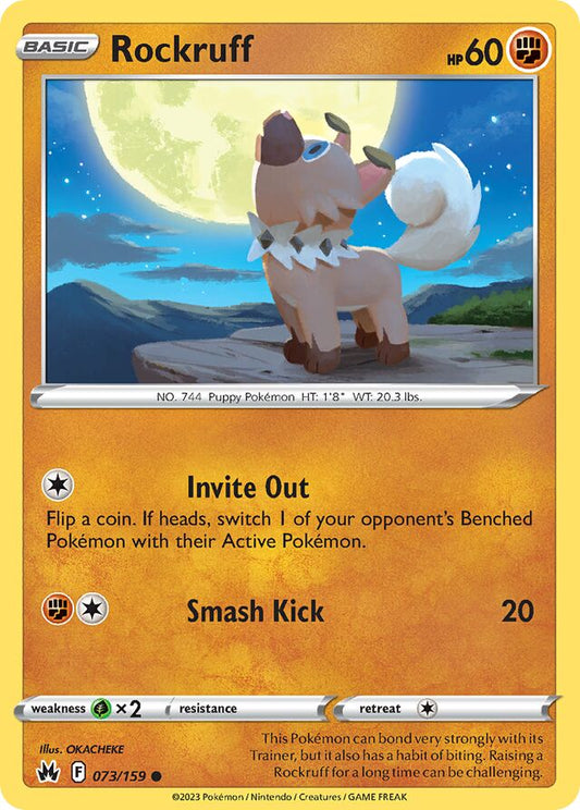 Rockruff Reverse Holo 073/159