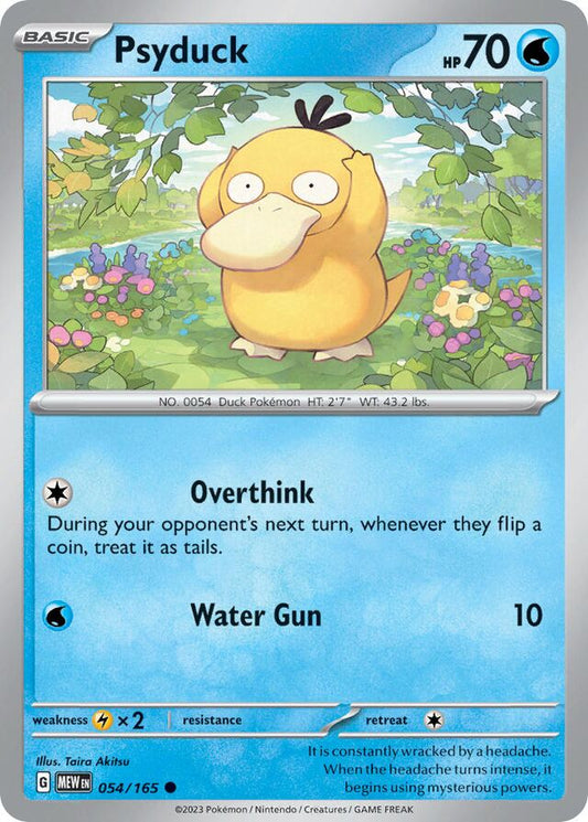 Psyduck Reverse Holo 054/165